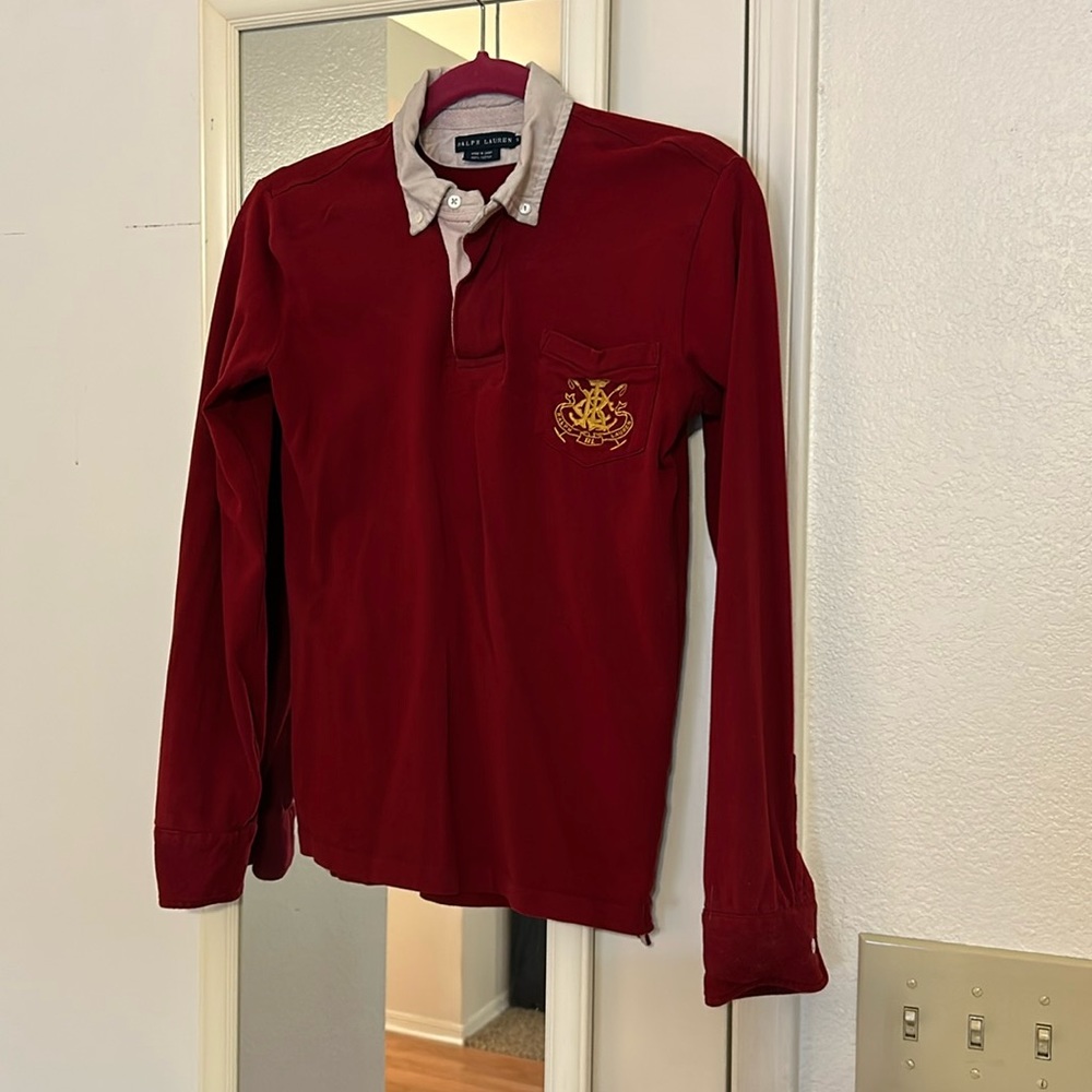 Ralph Lauren quarter- button long-sleeve shirt